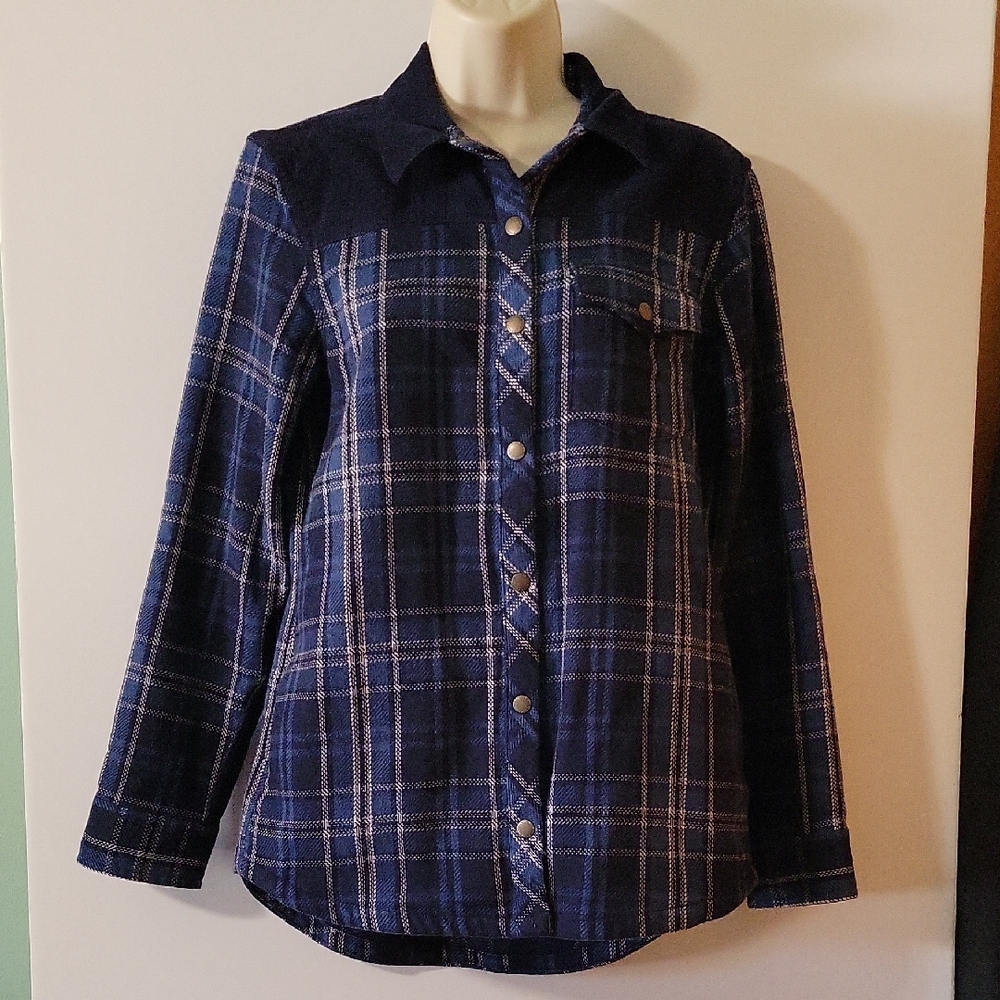 Eddie Bauer Women's Heavywe8ght Western Shacket, Size S